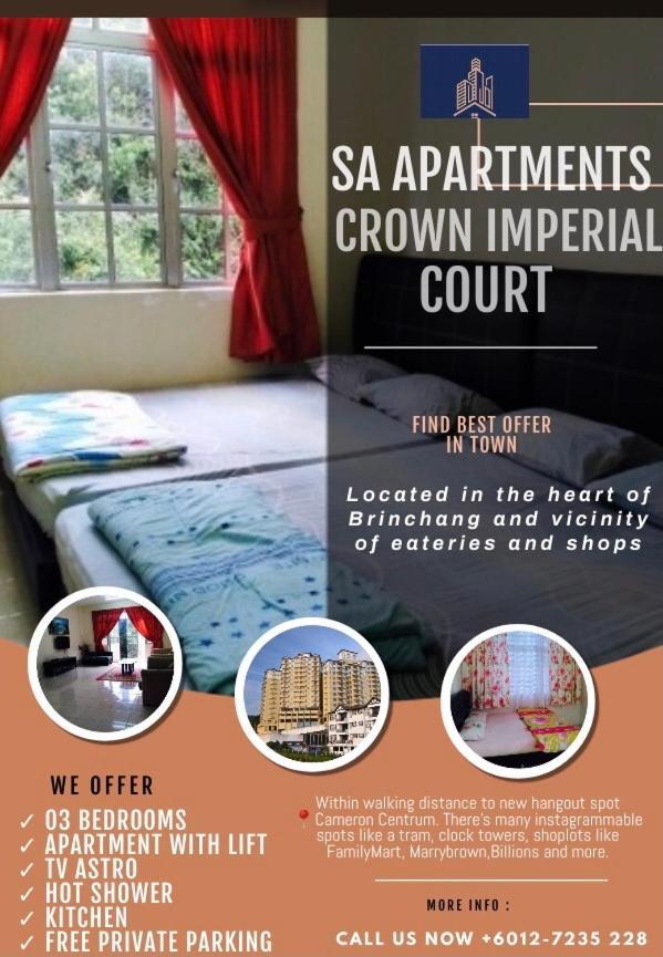 Sa Apartments @ Crown Imperial Court Cameron Highlands Exterior foto